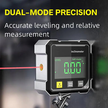 WORKTOP – 4-side digital angle gauge with laser