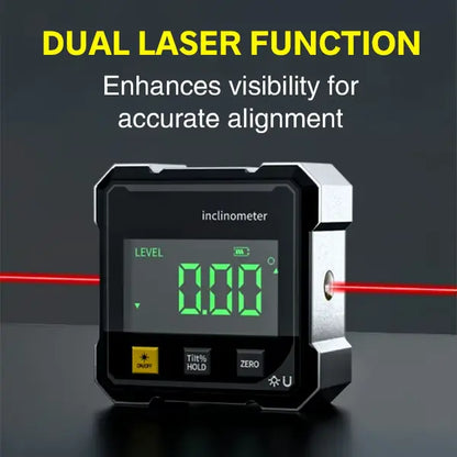 WORKTOP – 4-side digital angle gauge with laser